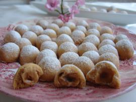 Fındık Dolgulu Misket Kurabiye