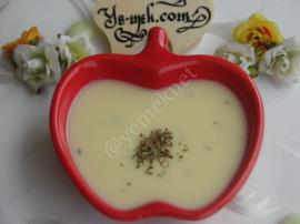 Fesleğenli Kremalı Patates Çorbası