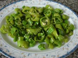 Yoğurtlu Biber Kızartması