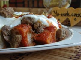 Pideli Yoğurtlu Kebap