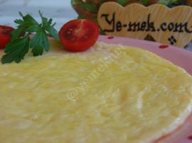Kaşarlı Sütlü Omlet