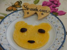 Çocuklar İçin Ayıcıklı Omlet
