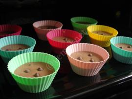 Çikolata Parçacıklı Kakaolu Muffin