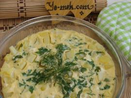 Fırında Lorlu Patatesli Omlet