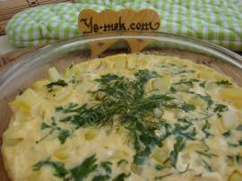 Fırında Lorlu Patatesli Omlet