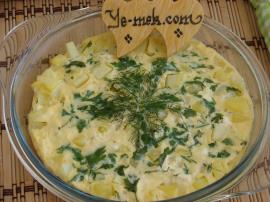 Fırında Lorlu Patatesli Omlet