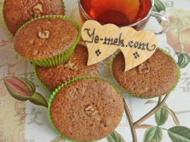 Tarçınlı Cevizli Muffin