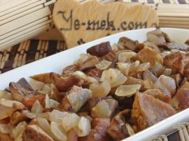 Mantar Kavurma (Kanlıca Mantarı)