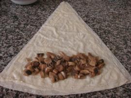Mantarlı Rulo Börek