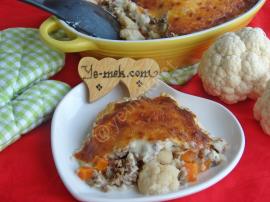 Beşamel Soslu Kıymalı Karnabahar