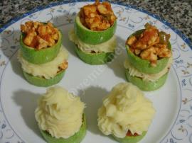 Tavuklu Püreli Kabak