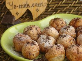 Çikolatalı Milföy Topları