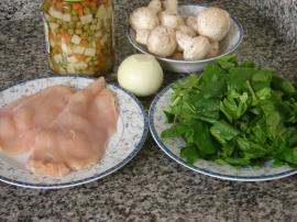 Ispanak Beğendili Tavuk Sote