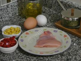 Tavuklu Omlet