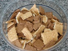 Beyaz Çikolatalı Mozaik Pasta