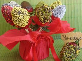 Çikolatalı Çilek  Buketi