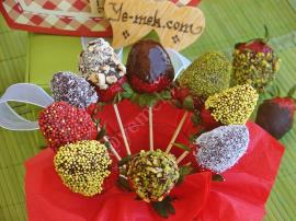 Çikolatalı Çilek  Buketi