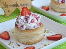 Çilek Şantili Volovan