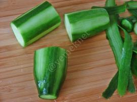 Cucumber Cups Stuffed With Cheese Recipe