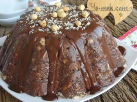 Pudding Mosaic Cake Recipe