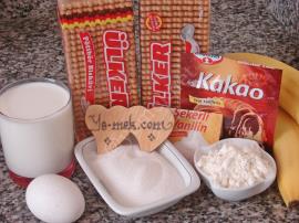 Bisküvili Piramit Pasta