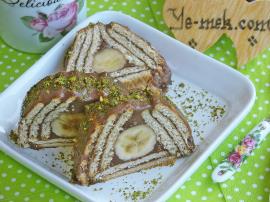 Bisküvili Piramit Pasta