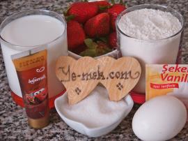 Çilekli Mini Pankek