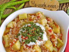 Pirinçli Kabak Yemeği