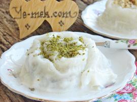 Cevizli Fıstıklı Güllaç Sarması