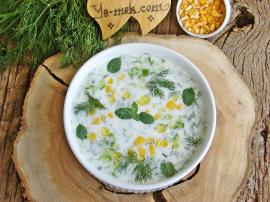 Soğuk Mısır Çorbası