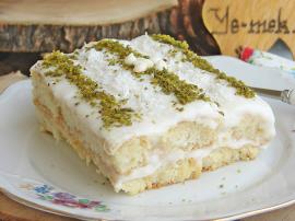 Damla Sakızlı Kedi Dili Pasta