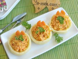 Patates Çanağında Havuç Salatası