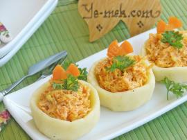 Patates Çanağında Havuç Salatası