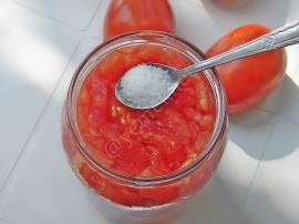 Kışlık Domates Konservesi