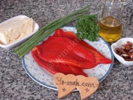 Közlenmiş Kırmızı Biber Sarması