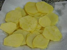 Fırında Kaşarlı Köfte Ve Patates