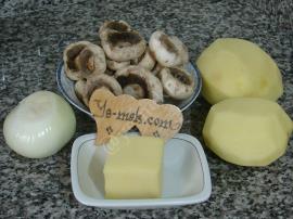 Fırında Mantarlı Patates