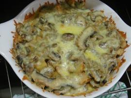 Fırında Mantarlı Patates