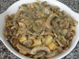 Fırında Mantarlı Patates