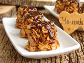 Metro Çikolatalı Mısır Gevrekli Kurabiye