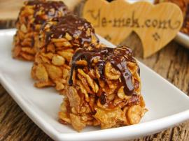 Metro Çikolatalı Mısır Gevrekli Kurabiye