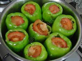 Zeytinyağlı Biber Dolması