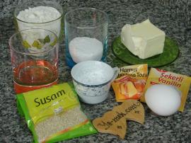 Susamlı Tatlı Kurabiye