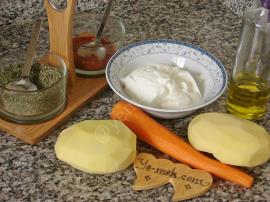 Yoğurt Soslu Patates Topları