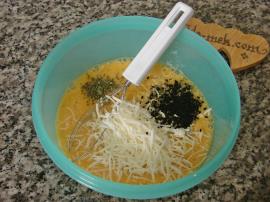 Çörek Otlu Peynirli Omlet