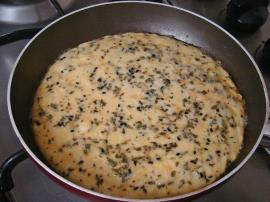 Çörek Otlu Peynirli Omlet