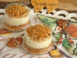 Kıtır Kadayıflı Muhallebi Tatlısı