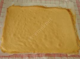 Pastane Usulü Muzlu Rulo Pasta