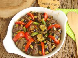 Fırında Patlıcan Kebabı