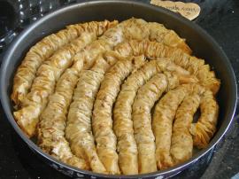 Hazır Yufkadan Burma Baklava